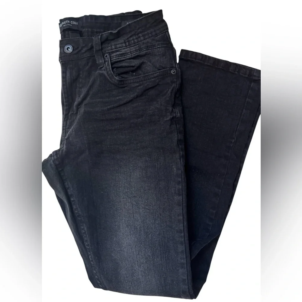 Kenneth Cole Jeans Mens 30x30 Black slim fit Denim Modern